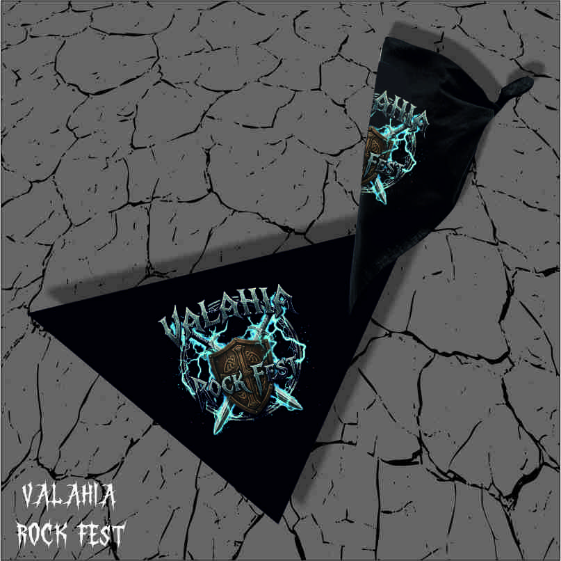 Editie Limitata - Burduf tip guler - Valahia Rock Fest - Scut