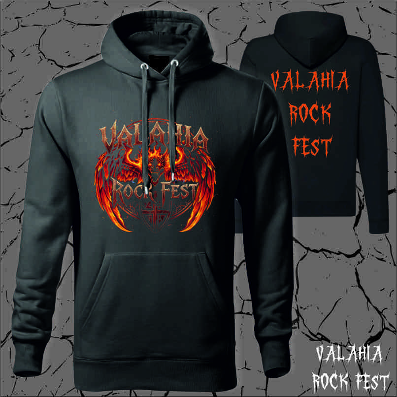 EDITIE LIMITATA - Hanorac Valahia Rock Fest - Dragon - imagine 3
