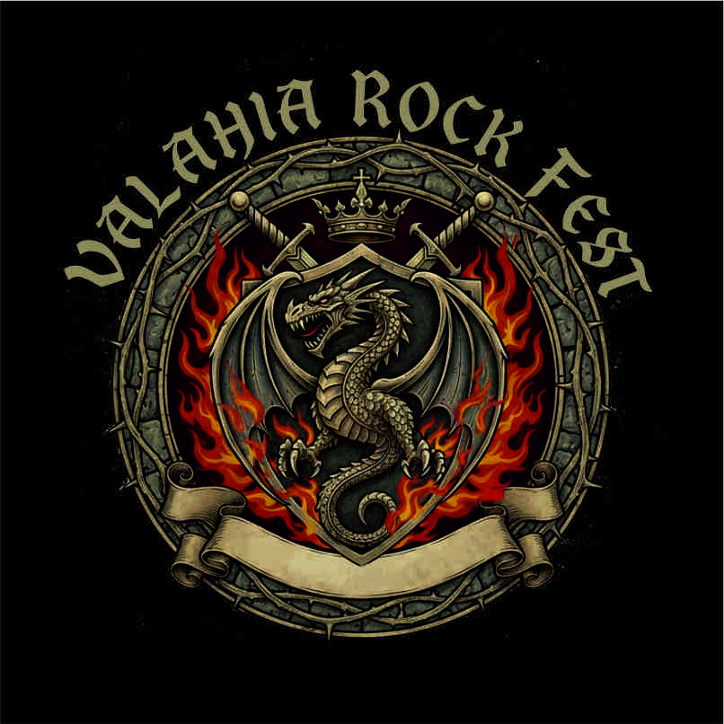 Editie Limitata - Burduf tip guler - Valahia Rock Fest - Ordinul Dragonului - imagine 2