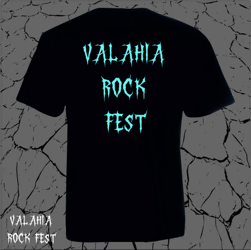 Editie Limitata - Tricou Unisex Valahia Rock Fest - Scut - imagine 2